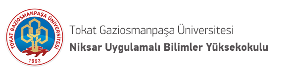 Niksar Uygulamalı Bilimler Yüksekokulu Logosu